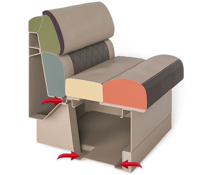 interior design of bennington seating